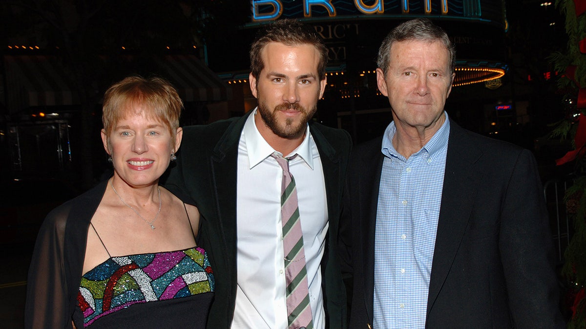 Ryan Reynolds com seus pais