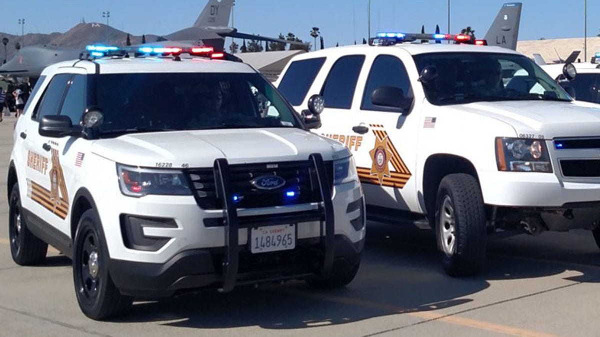San Bernardino County Sheriff's Department vehicles