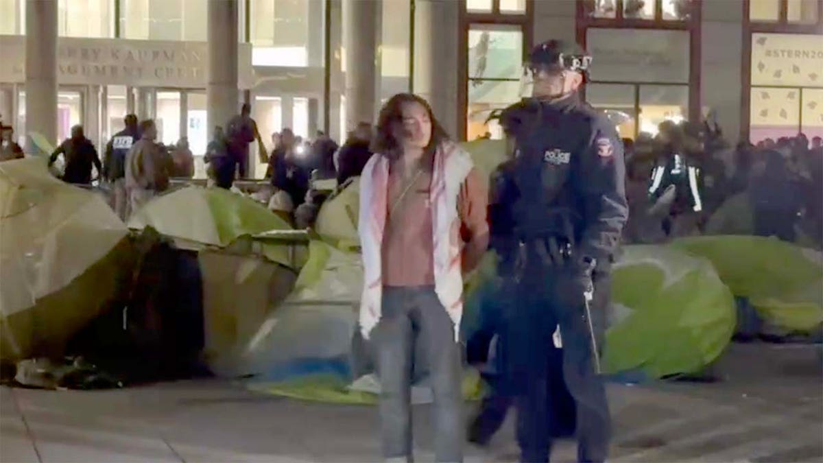 Protester arrested at NYU