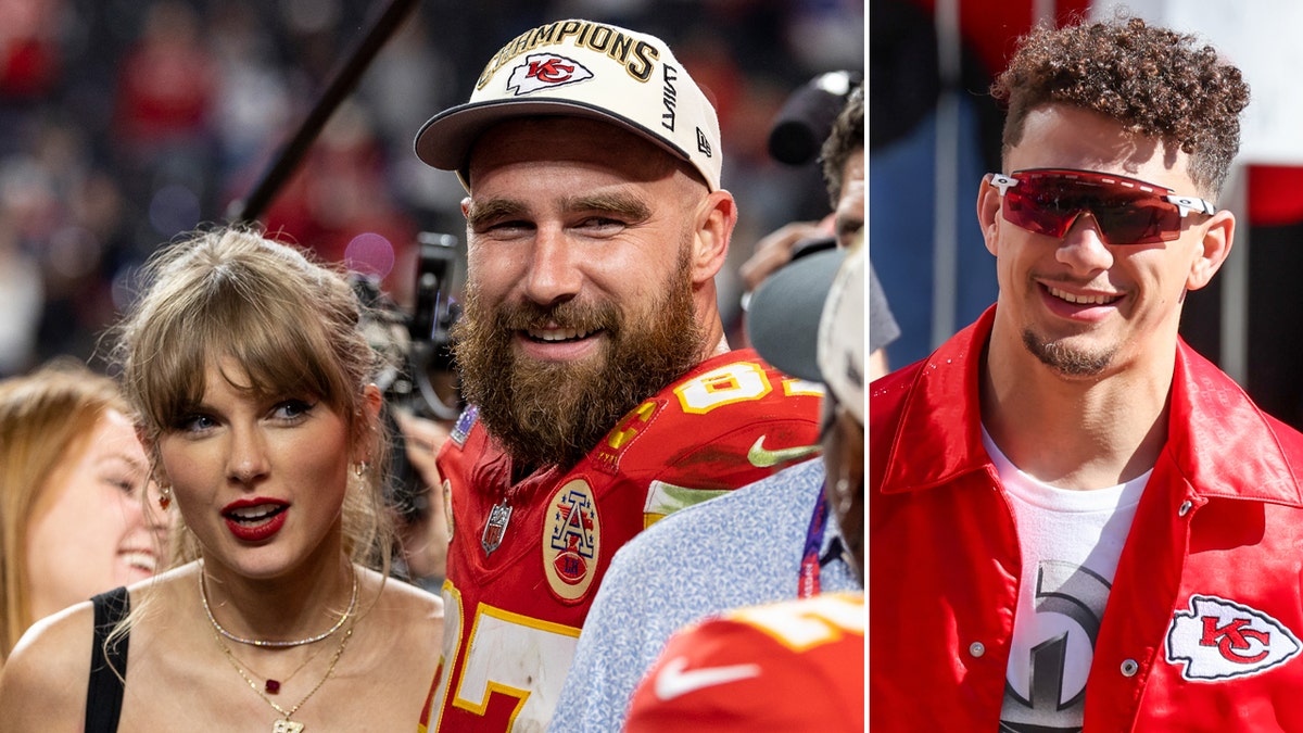 Patrick Mahomes and Kelce/Swift