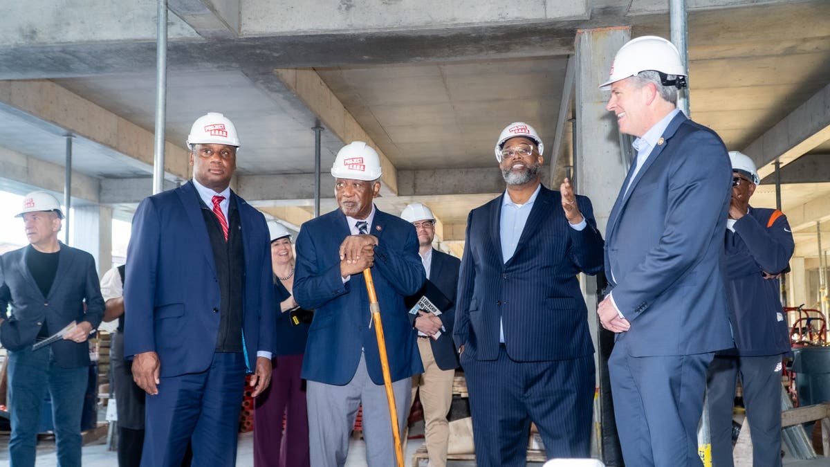 members of house ways and means committee tour project hood