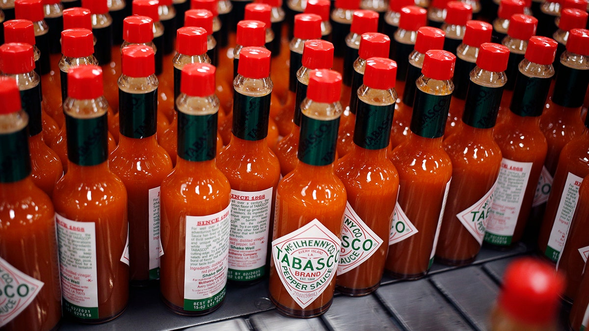 Tabasco bottles