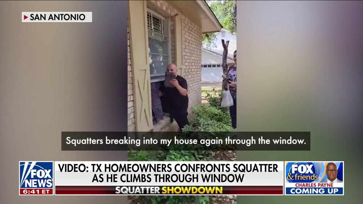 Texas homeowners battle squatter