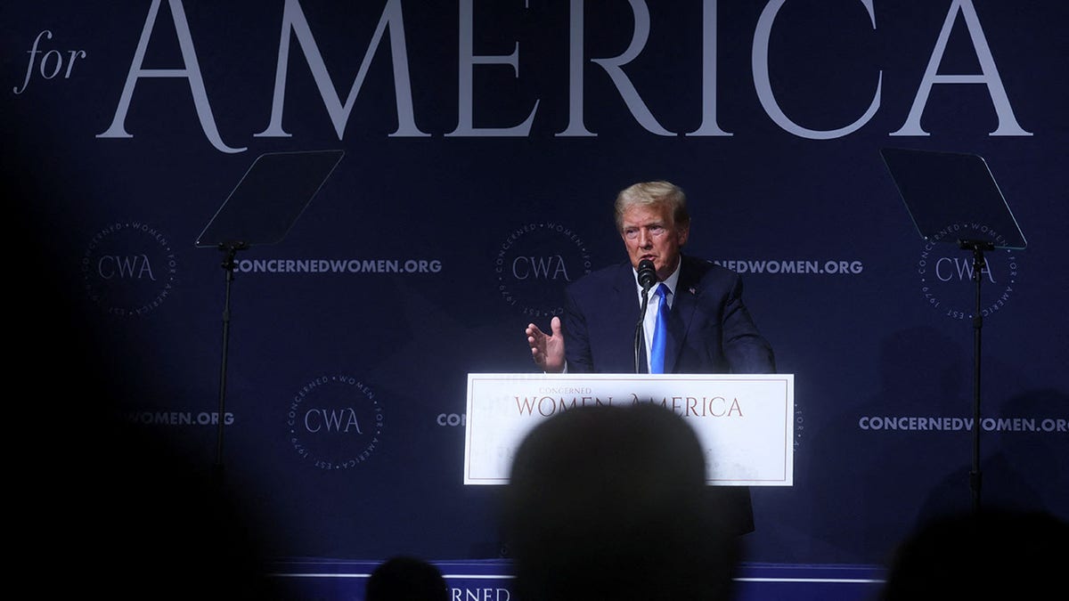 Trump speaks in Washington, D.C.