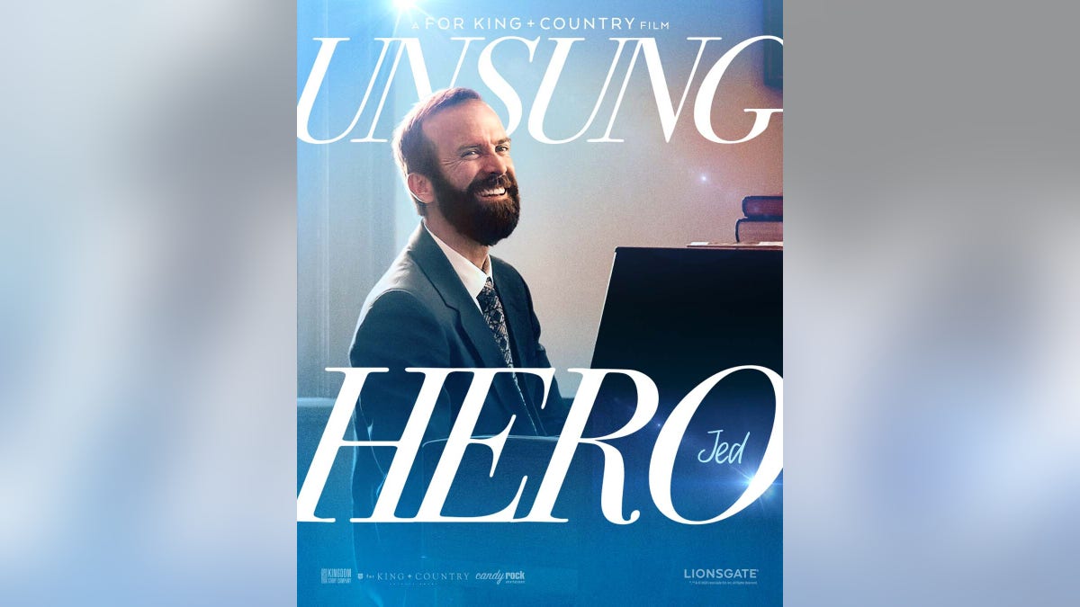 A promotional photo for the movie "Unsung Hero."