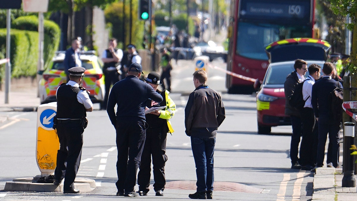 Scene of UK stabbing attack