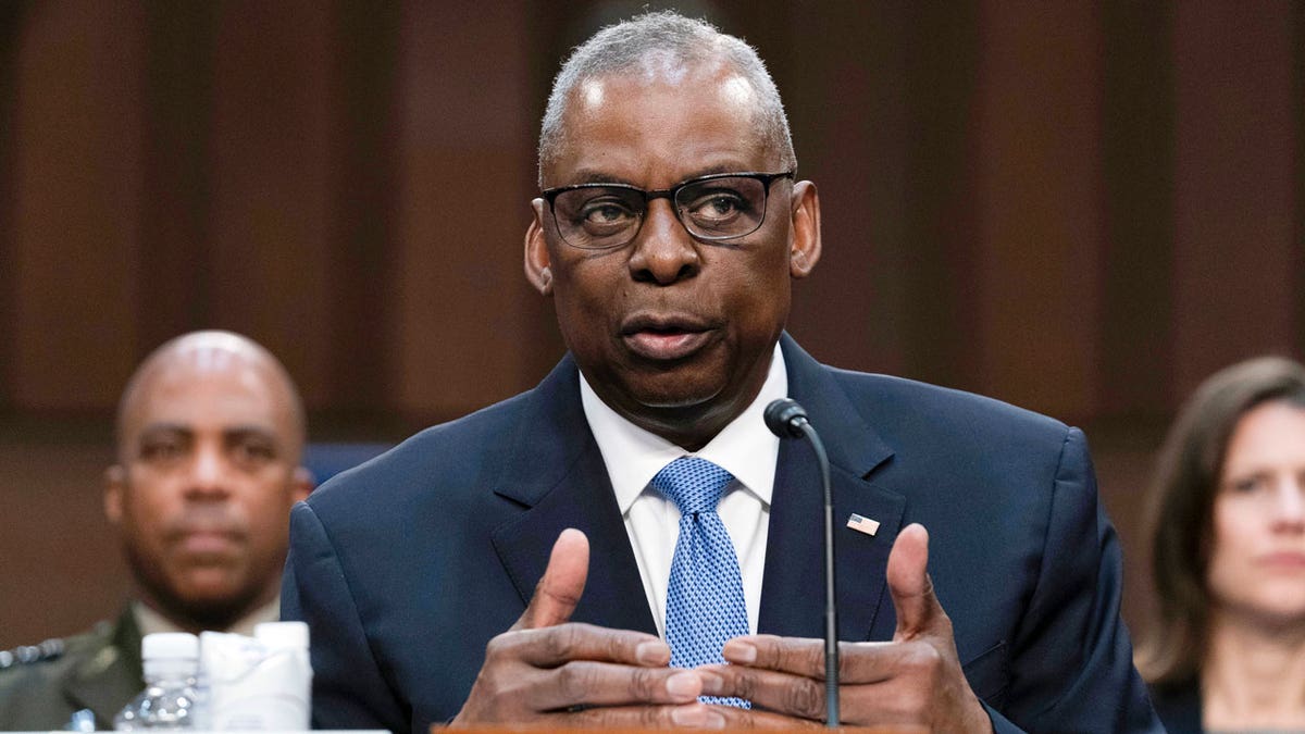 Secretary of Defense Lloyd Austin testifies before Senate Committee on Armed Services during a hearing on Department of Defense Budget Request for Fiscal Year 2025 and the Future Years Defense Program on Capitol Hill in Washington