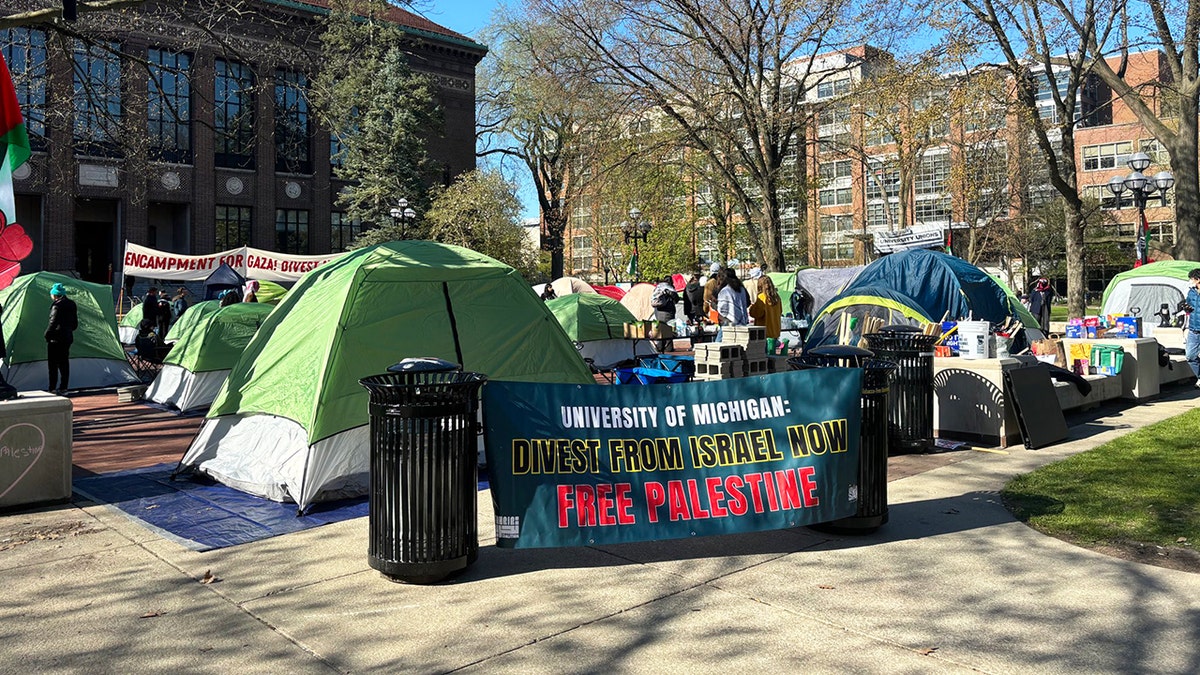 University of Michigan anti-Israel encampment