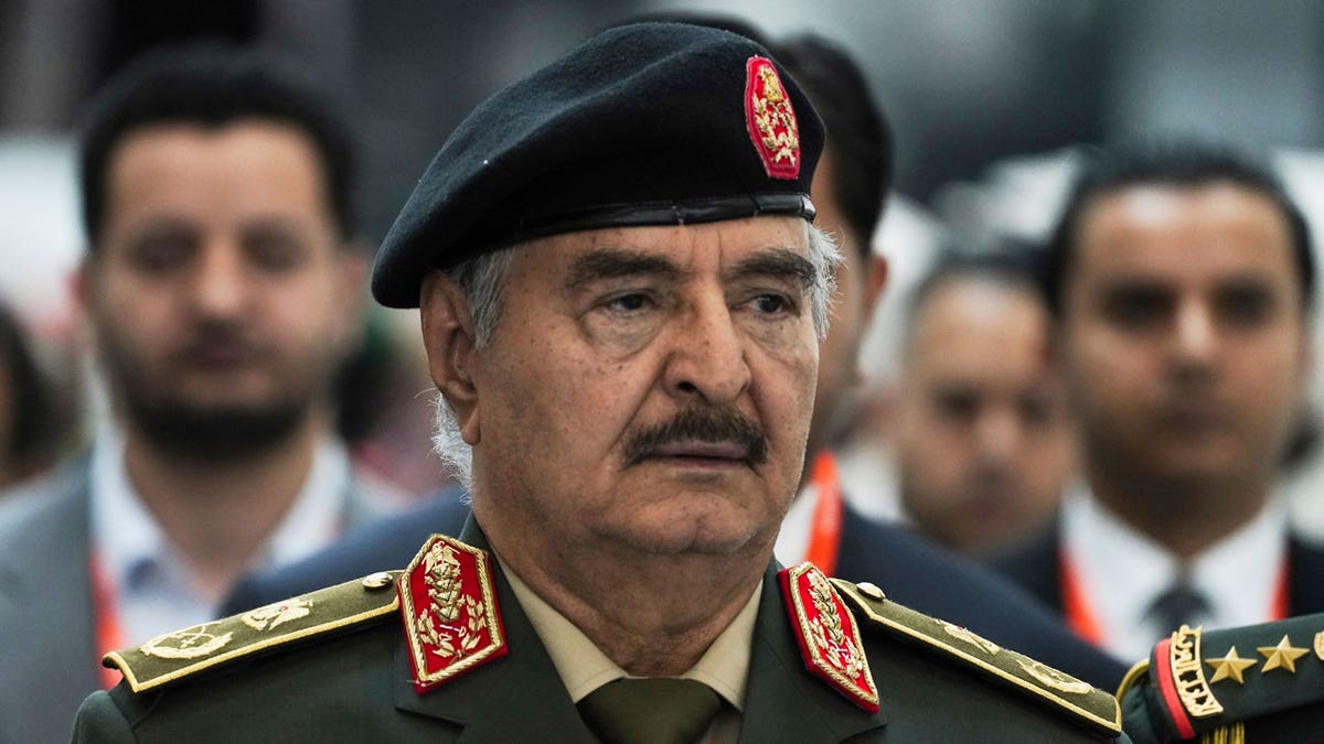 Libya's Khalifa Hifter, the commander of the self-styled Libyan National Army