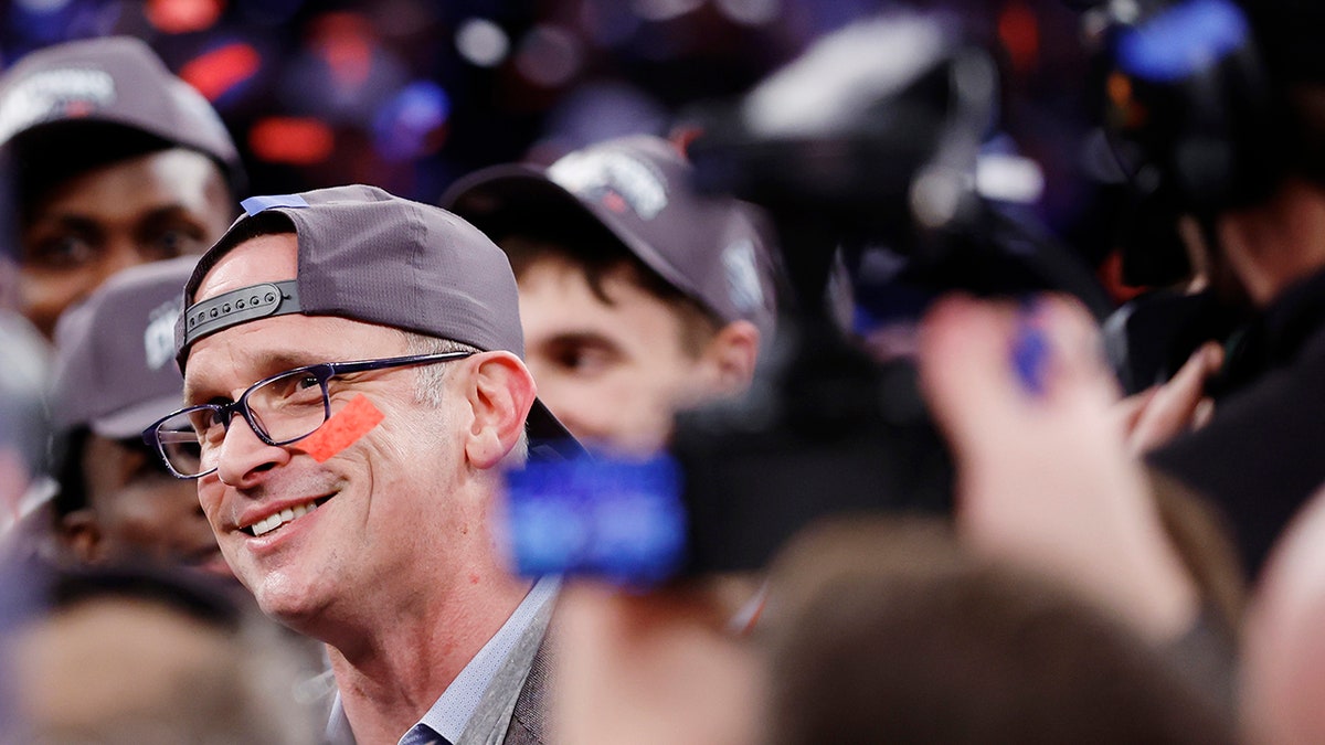 Dan Hurley celebrates