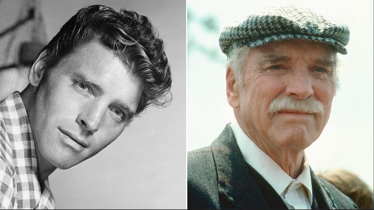 A split of Burt Lancaster when he was young and in "Field of Dreams"