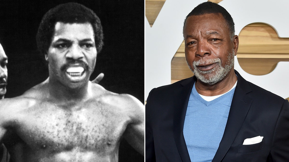 Carl Weathers then and now split