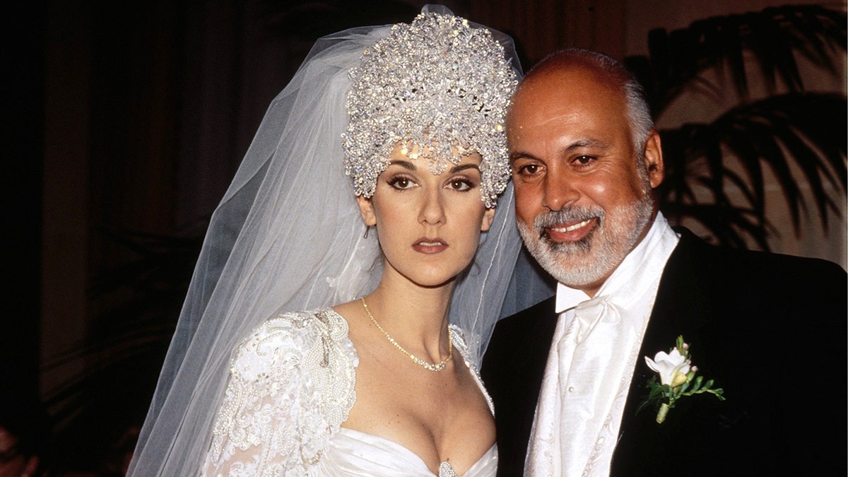 Celine Dion and her hubby Rene connected their wedding day,
