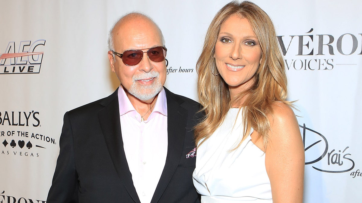 Celine Dion and her hubby Rene connected nan reddish carpet