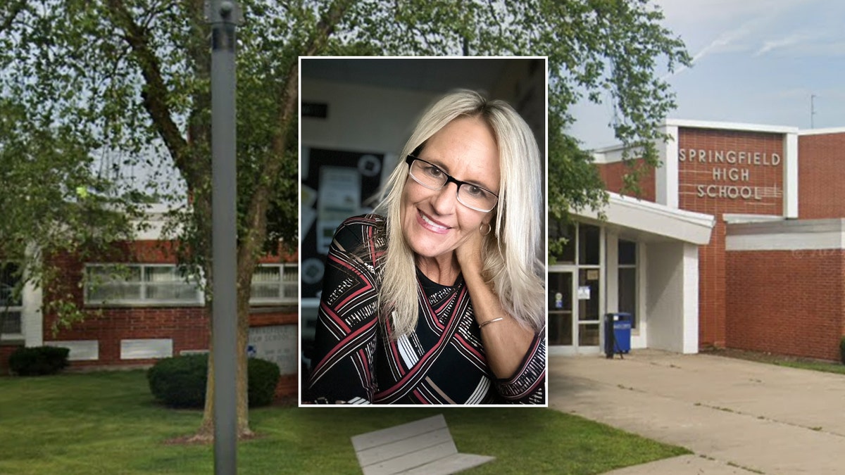 Split image of Jennifer Ruziscka and high school