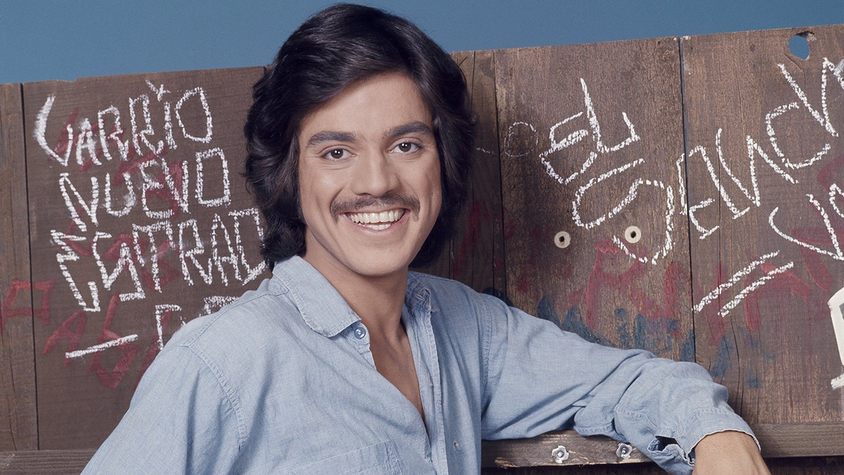 Freddie Prinze as Chico Rodriguez in a promotional picture for "Chico and the Man"