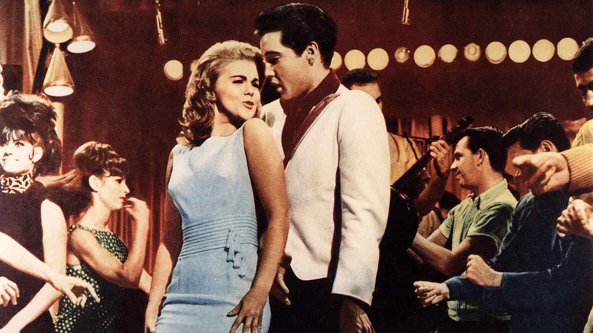 Ann-Margaret and Elvis Presley dancing in "Viva Las Vegas."