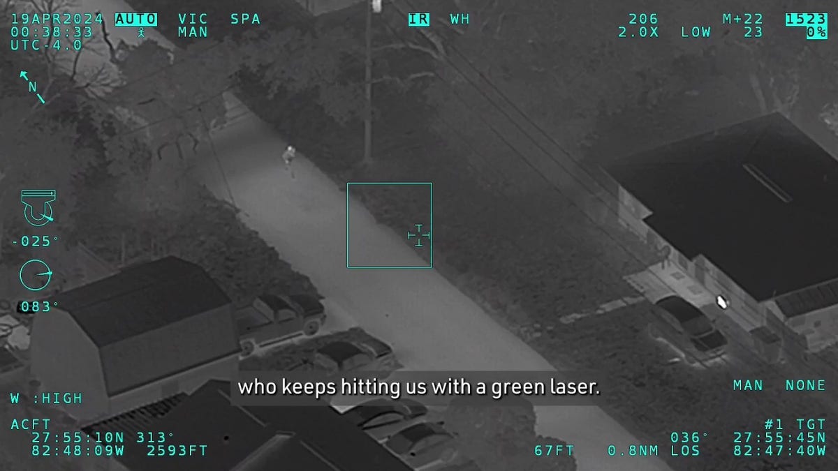A Florida teen is facing charges for shining a laser at a sheriff's office helicopter