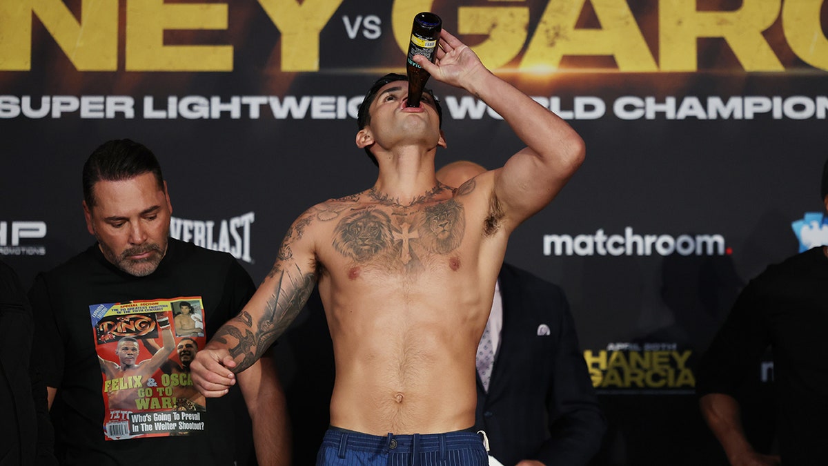 Ryan Garcia weigh-in