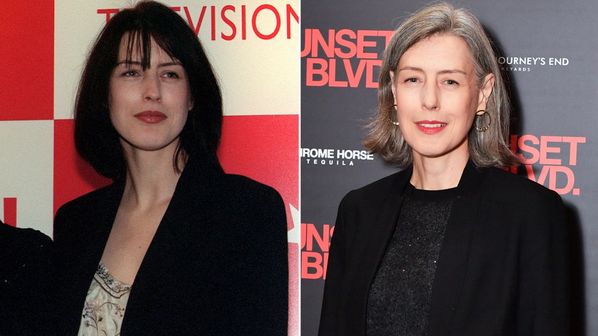 Gina McKee then and now split