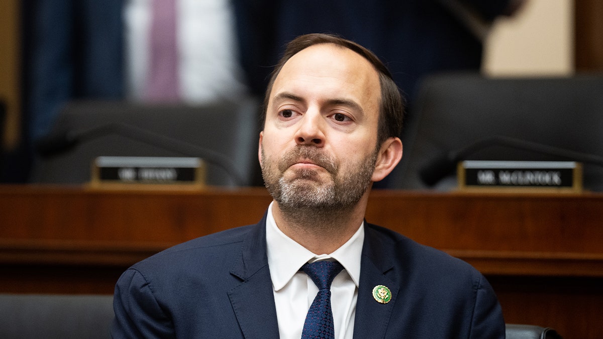 Rep. Lance Gooden participates in the House Judiciary Committee meeting in the Rayburn Office Building on Feb. 1, 2023. (Bill Clark/CQ-Roll Call, Inc via Getty Images)