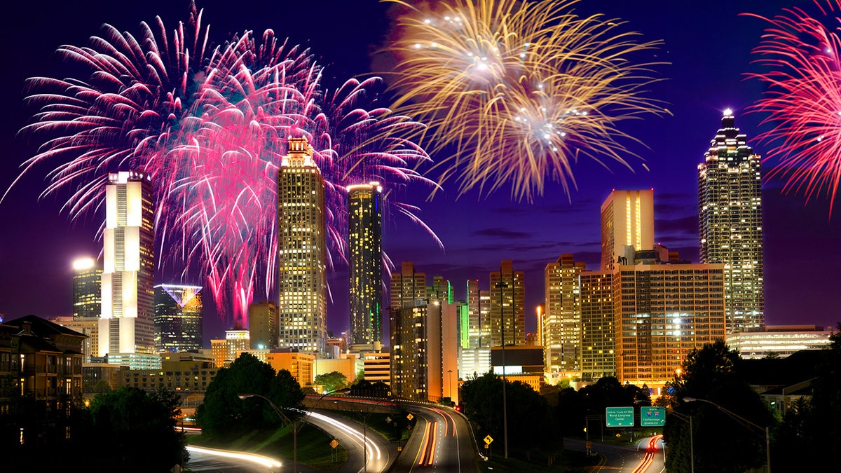 Take in the fireworks all over Atlanta. 