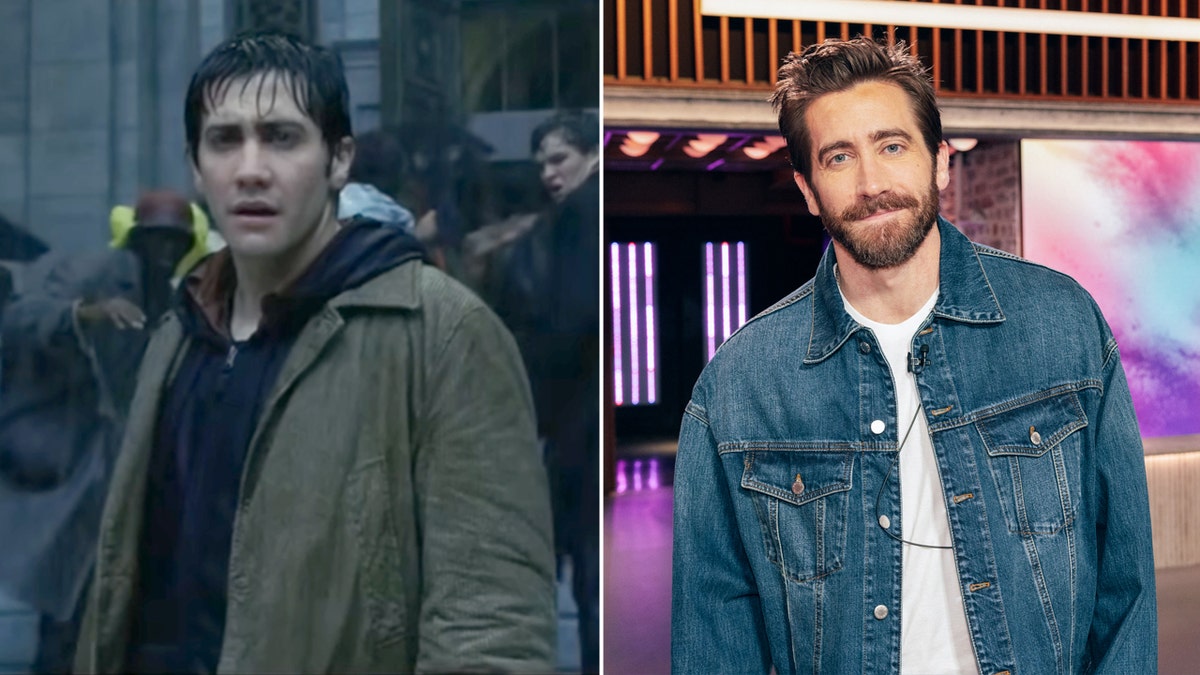 Jake Gyllenhaal then and now split