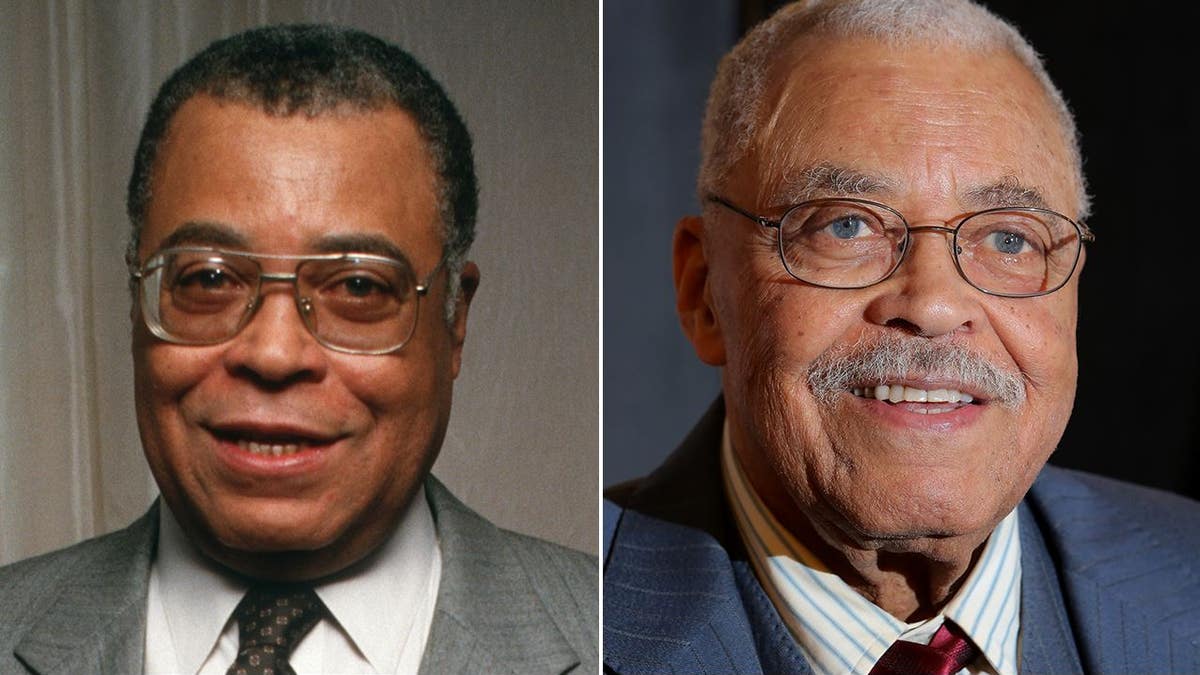 A split of James Earl Jones in 1987 and 2015