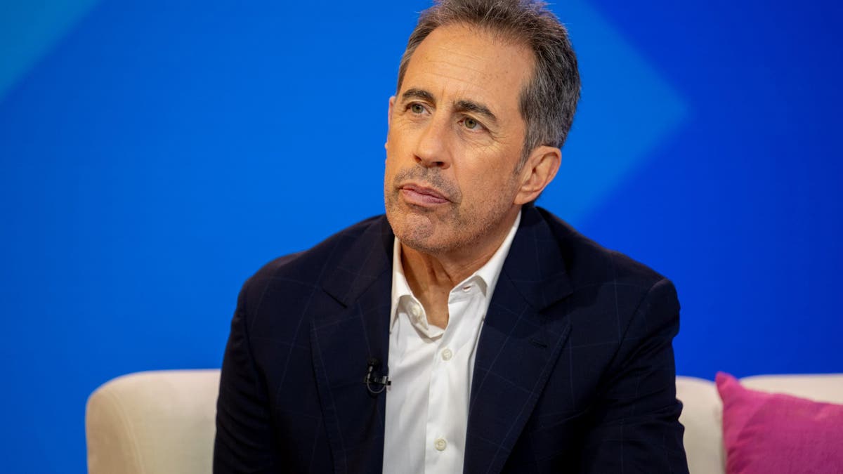 Jerry Seinfeld looking serious