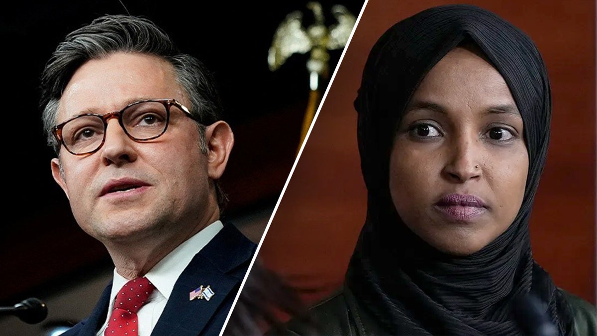 Mike Johnson and Ilhan Omar split