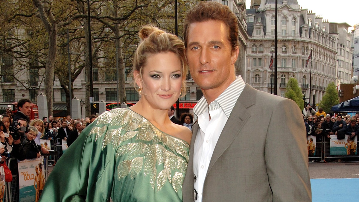 Kate Hudson and Matthew McConaughey at the premiere of "Fool's Gold."