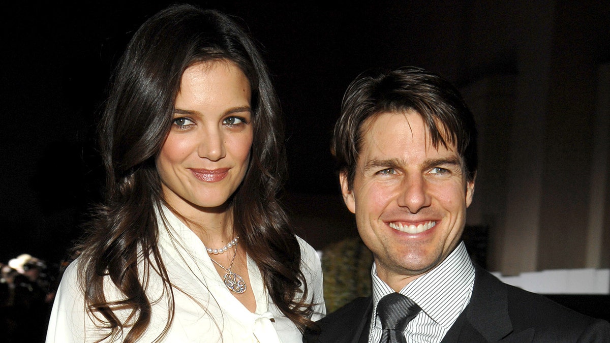 Tom Cruise and Katie Holmes at a gala