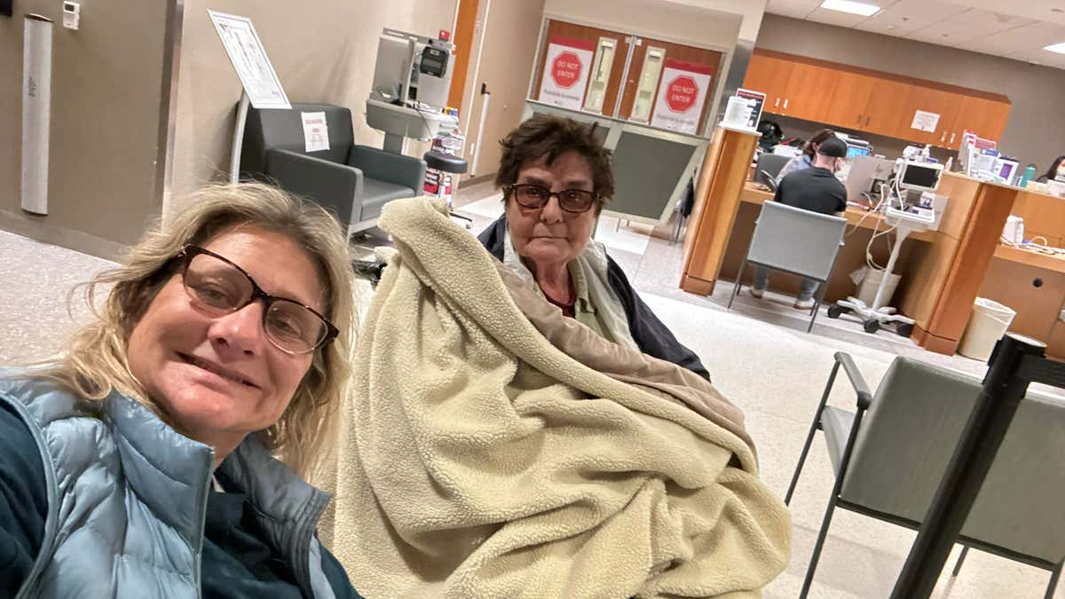 Julie Lenkoff in US hospital with her daughter after medical emergency during cruise left her on African island