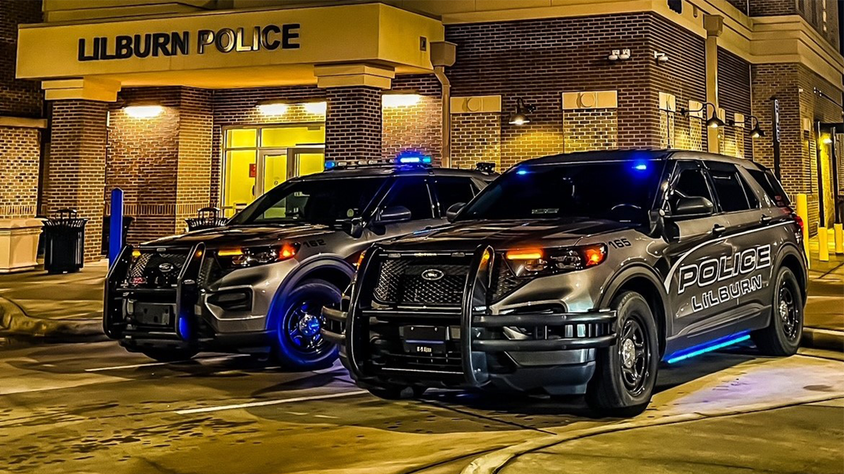 Lilburn Police cars
