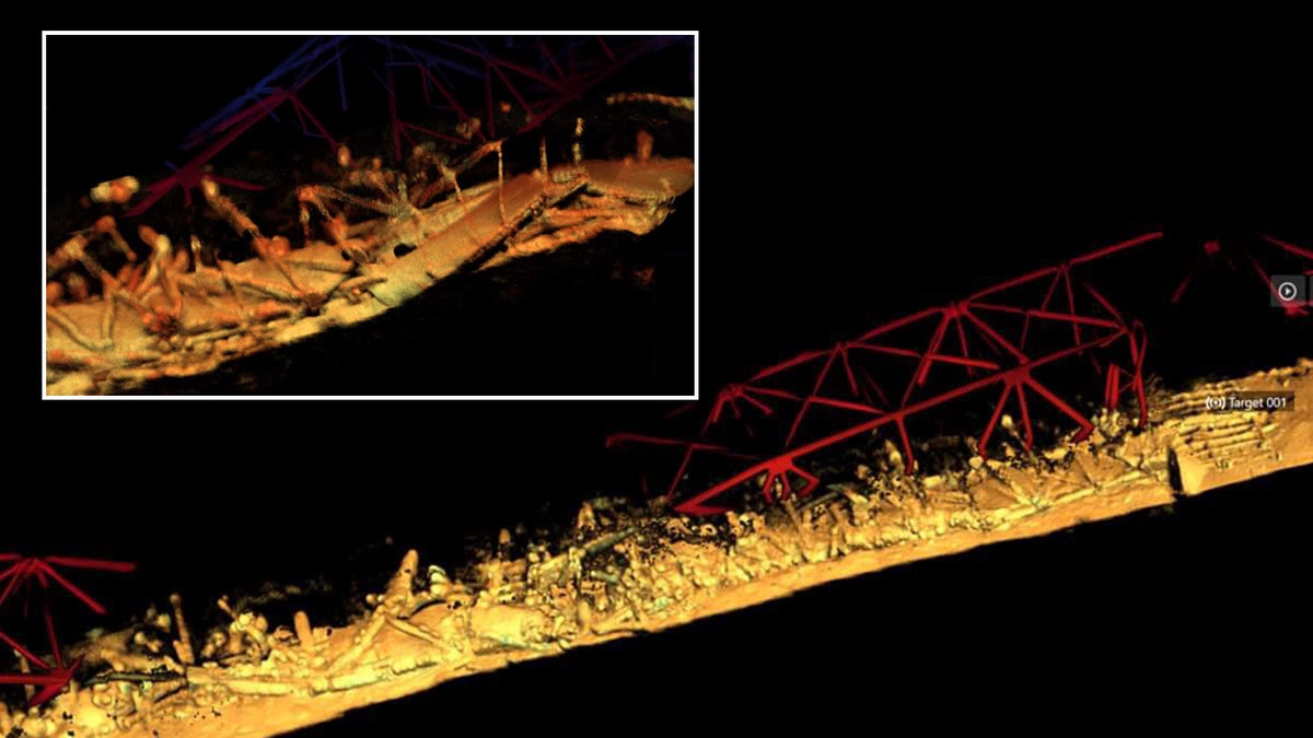 Imagery of the Francis Scott Key bridge