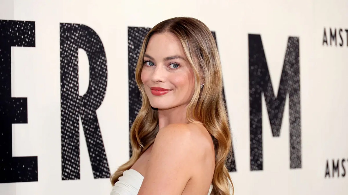 Margot Robbie at the premiere of Amsterdam