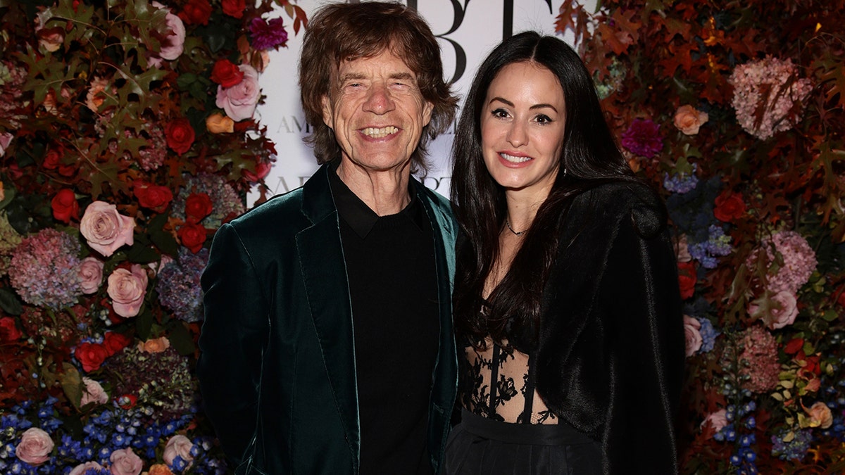 Mick Jagger and Melanie Hamrick at the Ballet