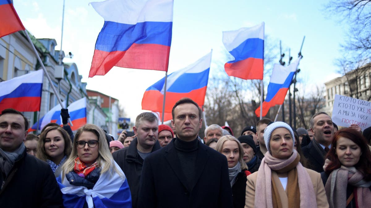 Navalny at a rally