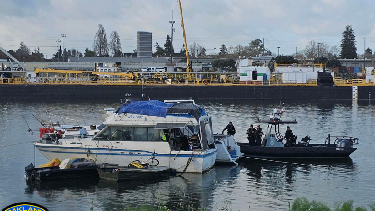 Oakland police arrest alleged burglars as part of ongoing crackdown of seafaring bandits in the Oakland-Alameda Estuary.