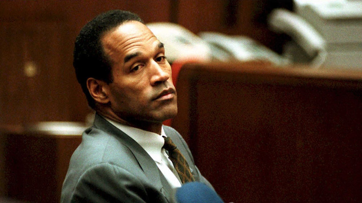 OJ Simpson at the trial