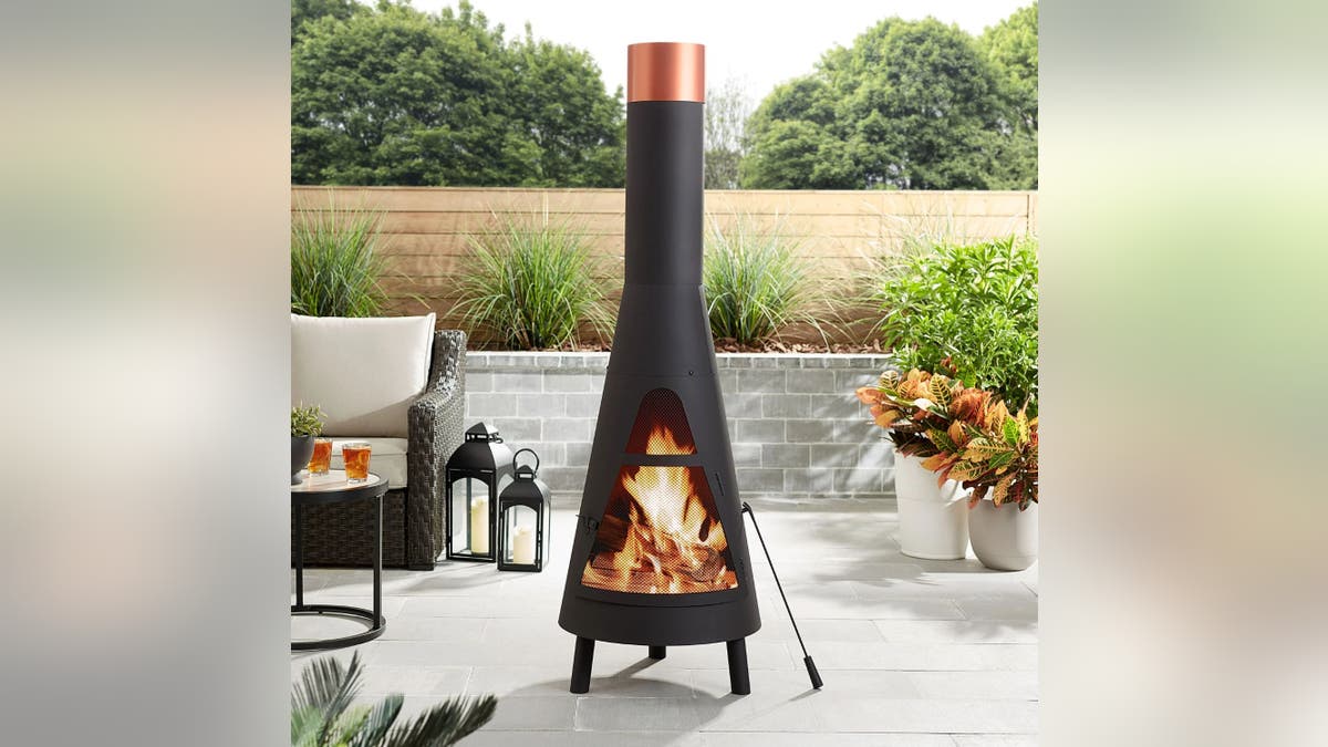 Add a touch of warmth to your garden party.