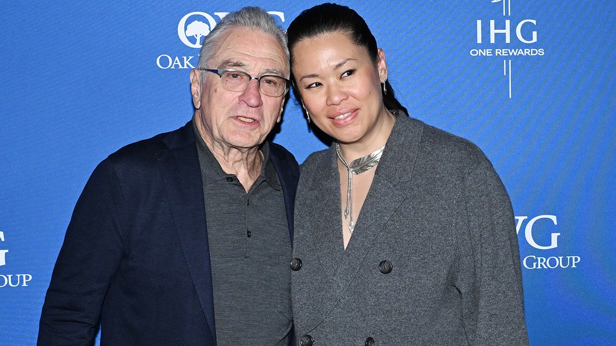 Robert De Niro and Tiffany Chen at red carpet event