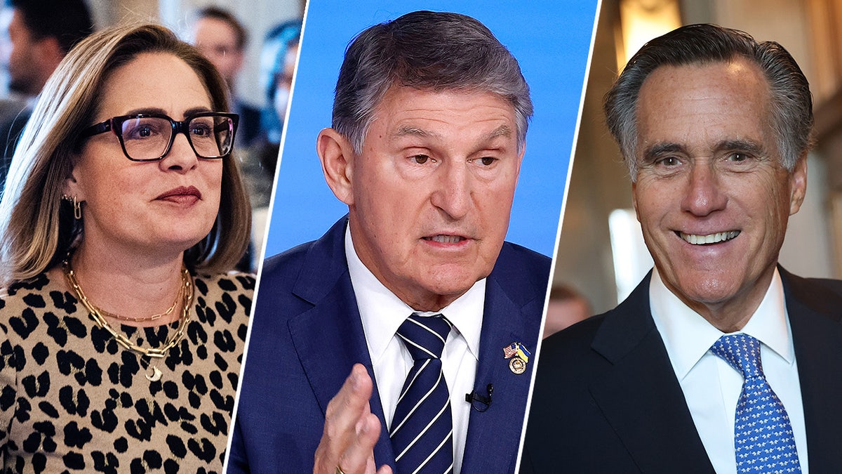 Sens. Kyrsten Sinema, Joe Manchin, and Mitt Romney