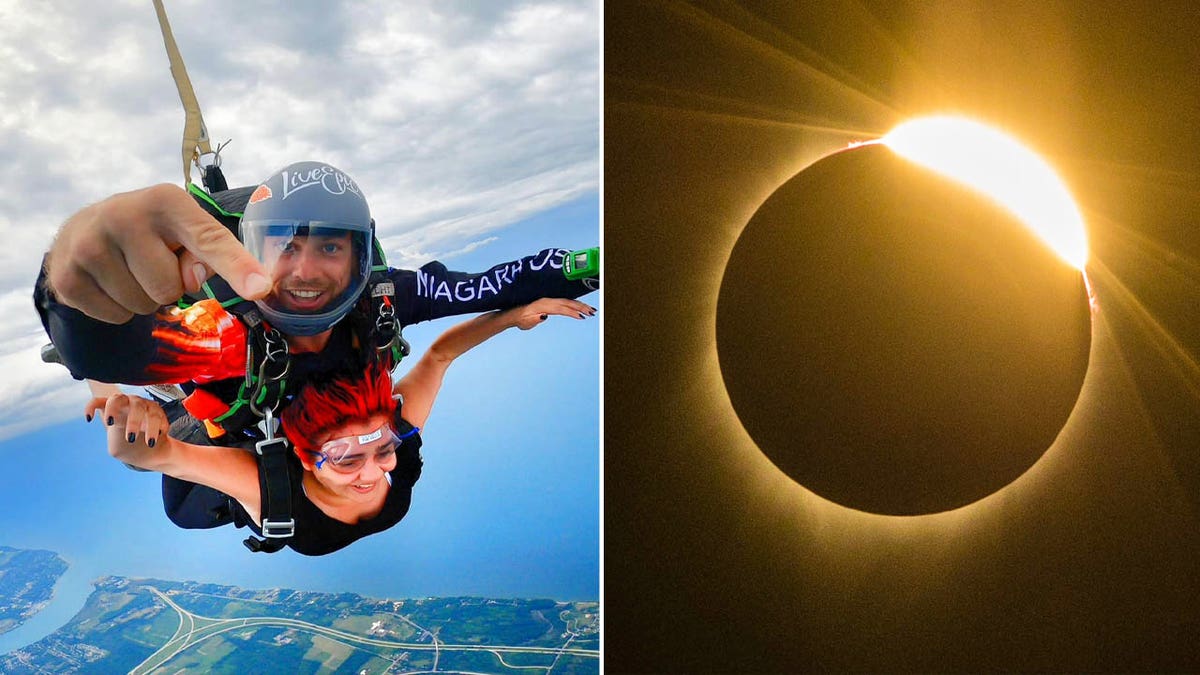 skydive during star eclipse split