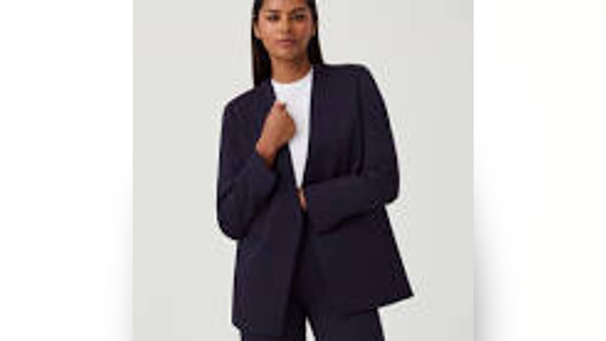 This oversize blazer is great for the office.