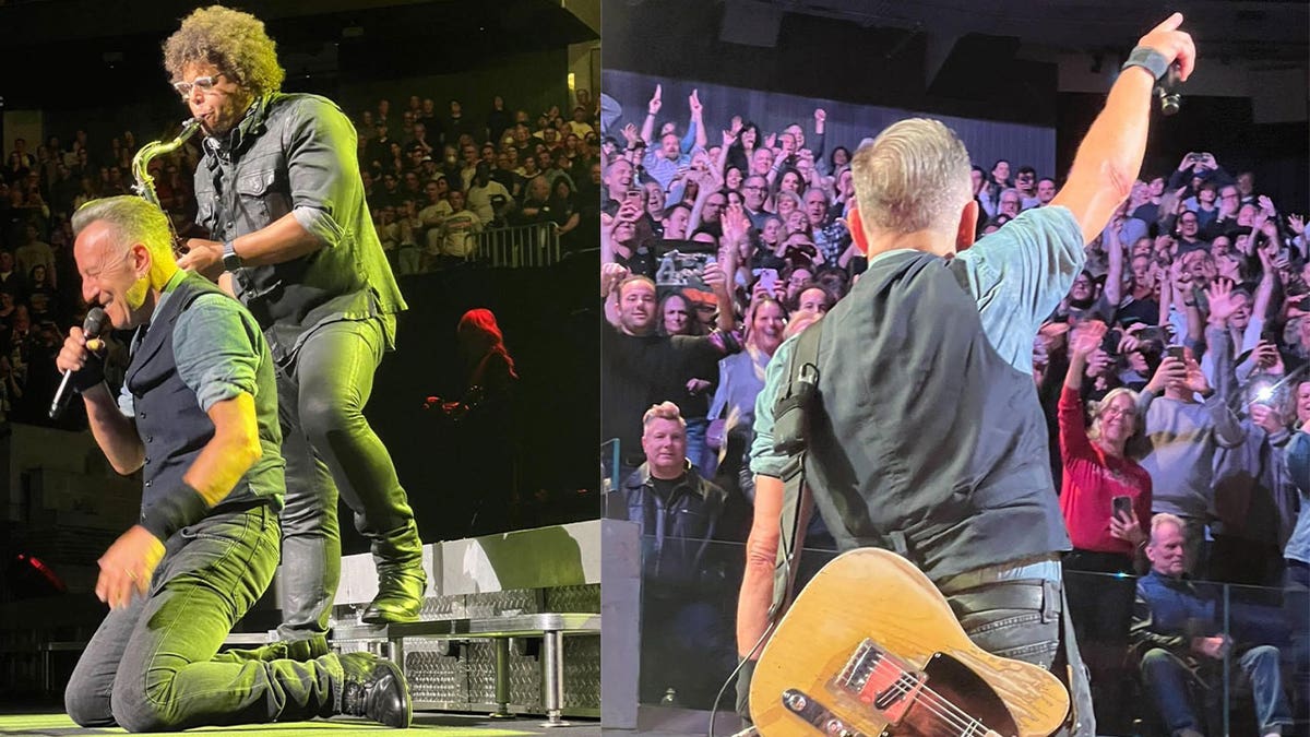 Springsteen on stage