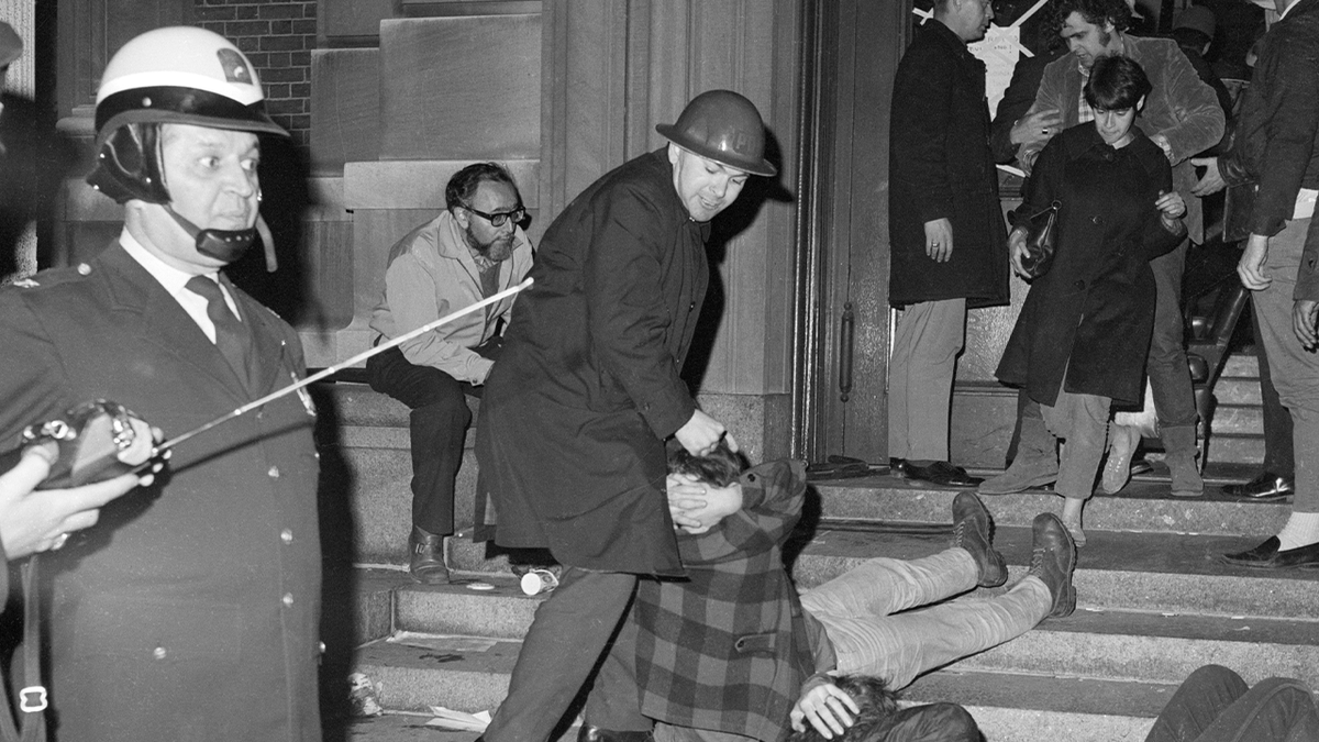 Police removing squatters in the 1960s