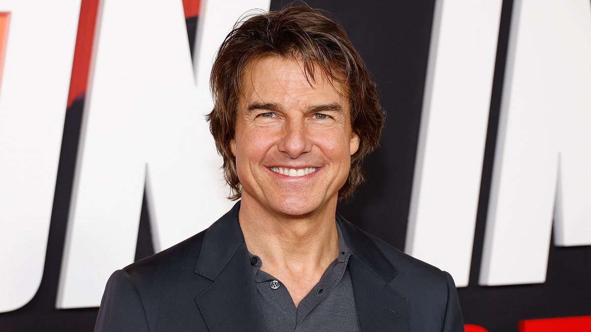 Tom Cruise at the premiere of Mission Impossible