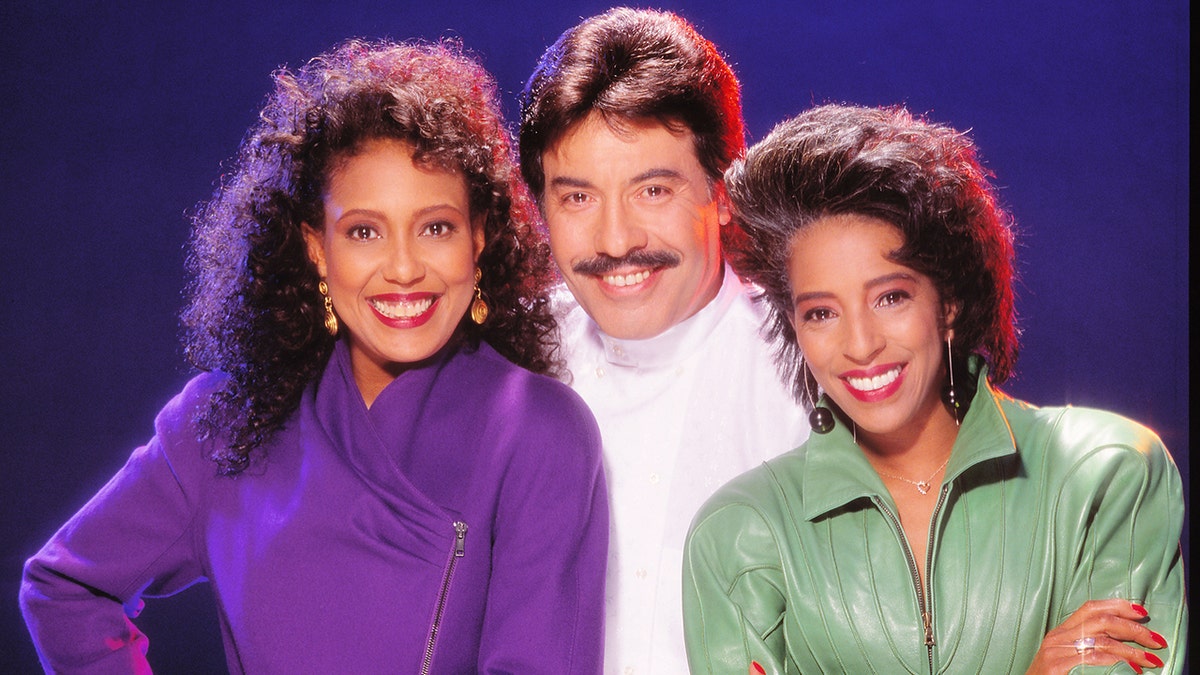 Tony Orlando and his band members in a promo photo for his show, "Tony Orlando & Dawn"