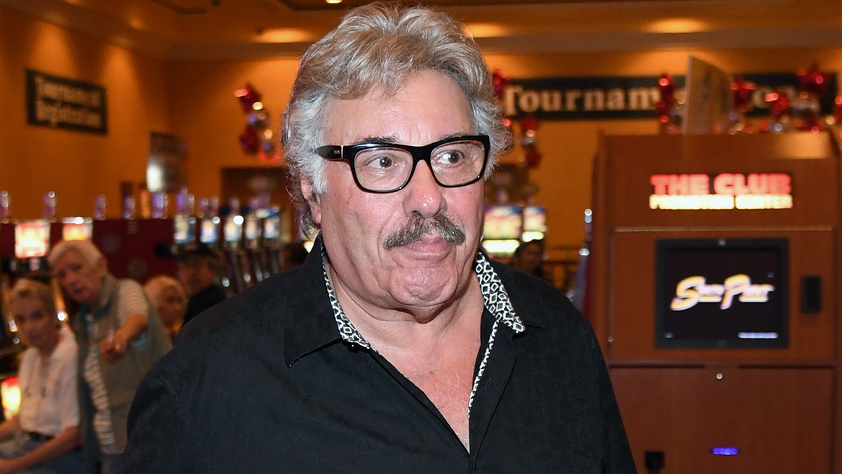 Tony Orlando in a black shirt